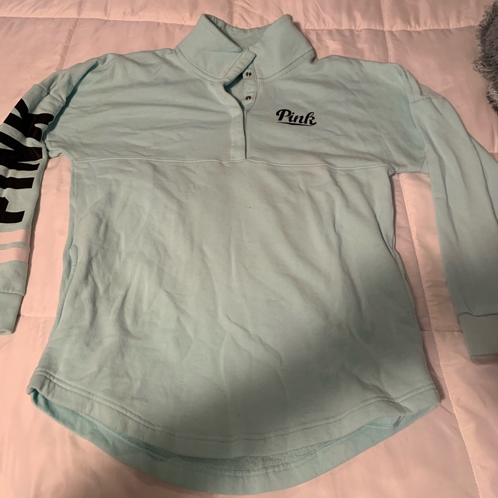 Pink sweatshirt Sage green women’s Med